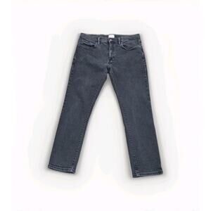 Mutual Weave Men's 36x30 The Taper Black Wash Stretch Denim Jeans Gray